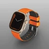 Ремінець Uniq Linus для Apple Watch 49 | 45 | 44 | 42 mm Volt Orange (Uniq-49MM-LINUSVORG)
