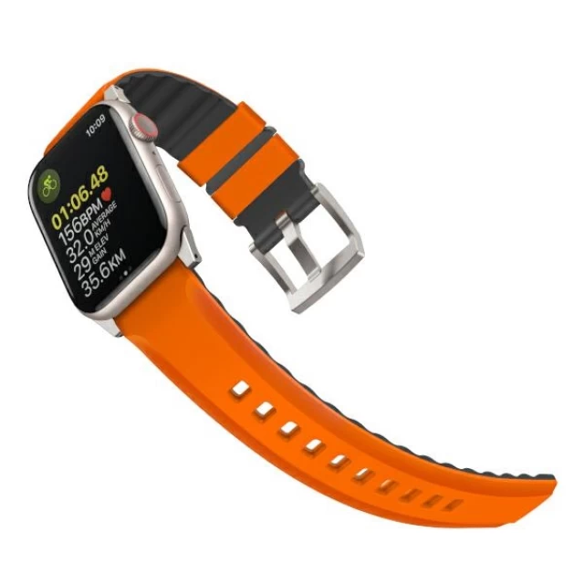 Ремешок Uniq Linus для Apple Watch 49 | 45 | 44 | 42 mm Volt Orange (Uniq-49MM-LINUSVORG)
