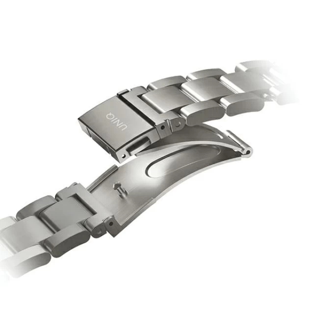 Ремешок Uniq Osta для Apple Watch 49 | 45 | 44 | 42 mm Titanium Silver (Uniq-49MM-OSTASIL)