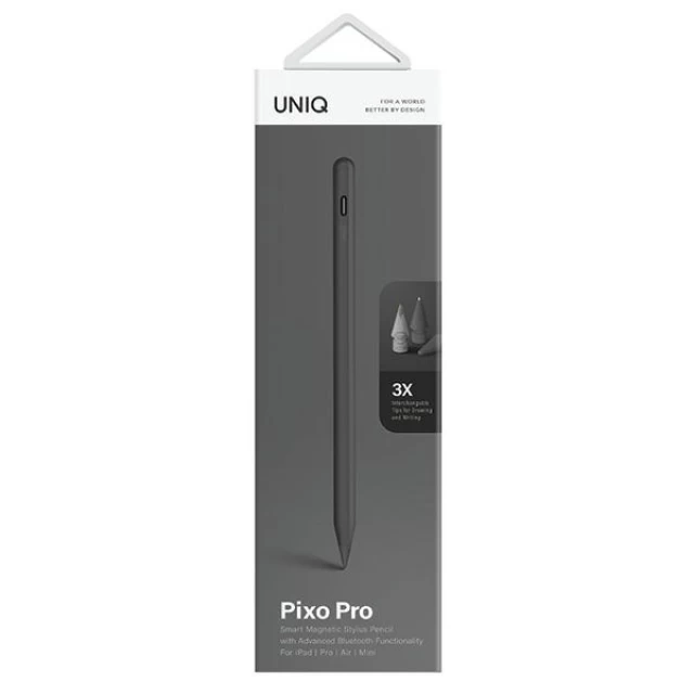 Стилус Uniq Pixo Pro для iPad Charcoal Grey (Uniq-PIXOPRO-DARKGREY)