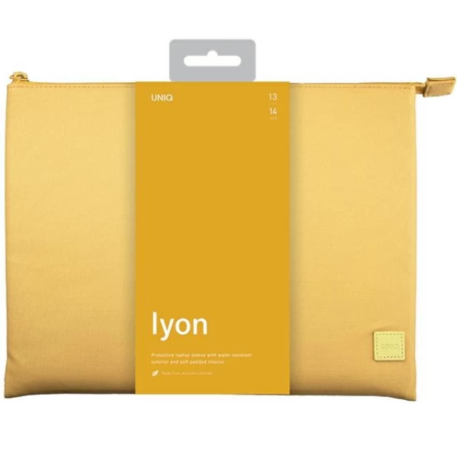 Чехол-конверт UNIQ Lyon Sleeve Waterproof RPET 14