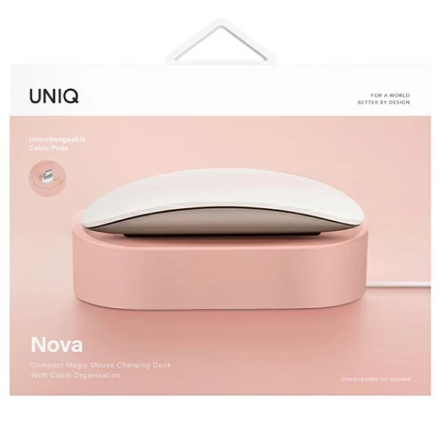 Док-станция UNIQ Magic Mouse для мышки Pink (UNIQ-NOVA-PINK)
