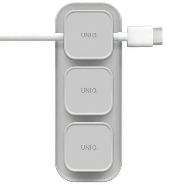 Органайзер для кабелю UNIQ Pod Mag Chalk Grey (UNIQ-POD-GREY)