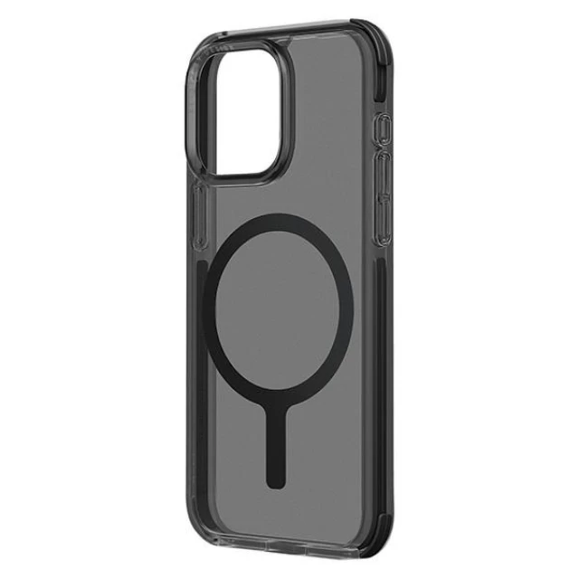 Чохол Uniq Combat для iPhone 15 Pro Carbon Black with MagSafe (UNIQ-IP6.1P(2023)-COMAFMBLK)