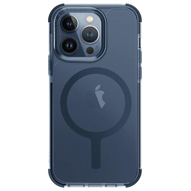 Чохол Uniq Combat для iPhone 15 Pro Smoke Blue with MagSafe (UNIQ-IP6.1P(2023)-COMAFMSBU)