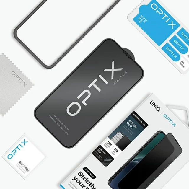 Защитное стекло UNIQ Optix Privacy для iPhone 15 Pro (UNIQ-IP6.1P(2023)-PRIVACY)