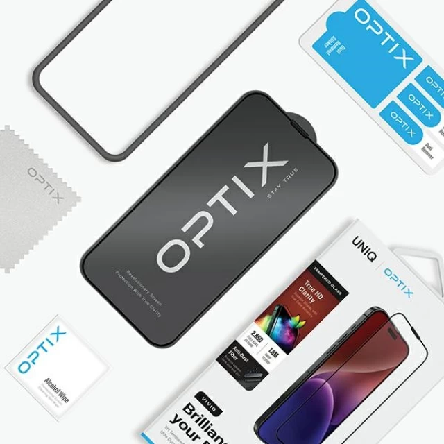 Защитное стекло UNIQ Optix Vivid для iPhone 15 Pro Max (UNIQ-IP6.7P(2023)-VIVIDCLEAR)