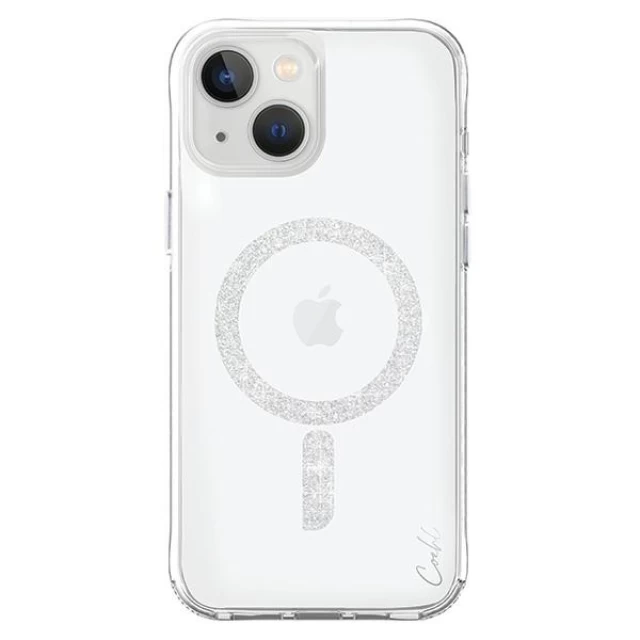 Чехол Uniq Coehl Glace для iPhone 15 Sparkling Silver with MagSafe (UNIQ-IP6.1(2023)-GLCMSPSIL)