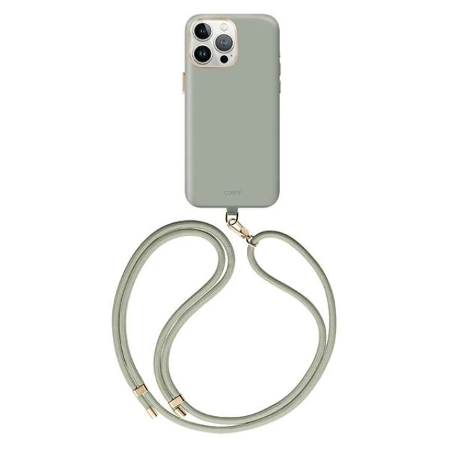 Чехол Uniq Coehl Creme для iPhone 15 Pro Soft Sage with MagSafe (UNIQ-IP6.1P(2023)-CREMSSAG)