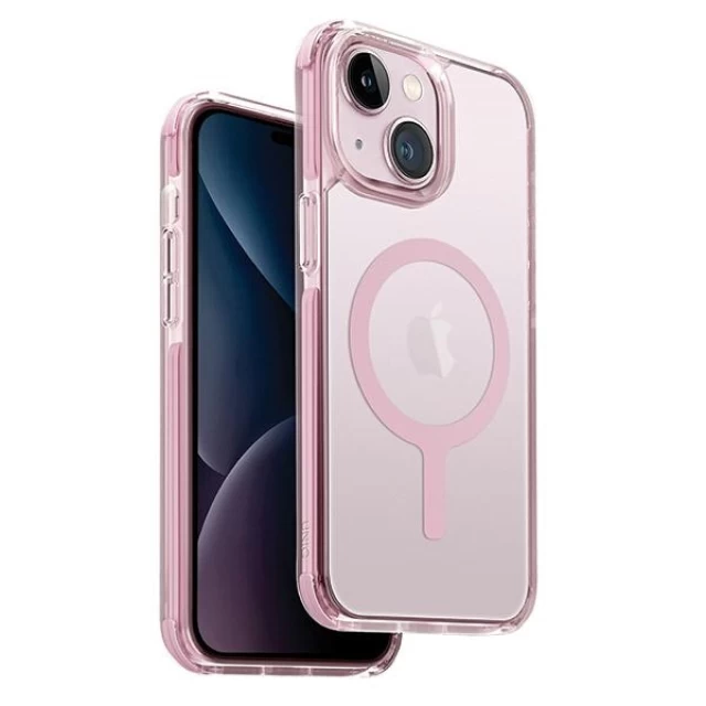 Чохол UNIQ Combat для iPhone 15 Baby Pink with MagSafe (UNIQ-IP6.1(2023)-COMAFMBPNK)