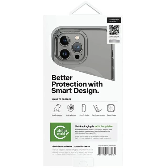 Чохол Uniq LifePro Xtreme для iPhone 15 Pro Frost Grey with MagSafe (UNIQ-IP6.7P(2023)-LXAFMFGRY)