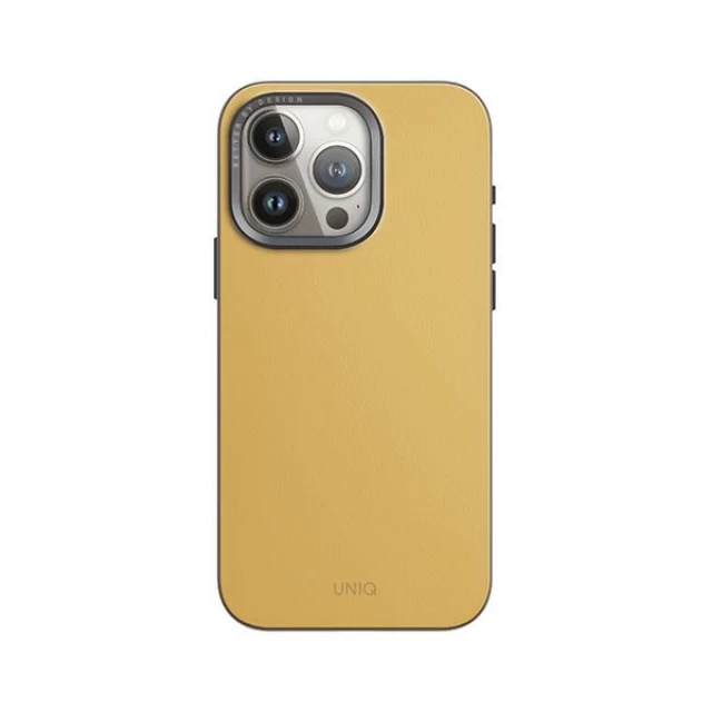 Чехол UNIQ Lyden DS для iPhone 15 Pro Yellow Grey with MagSafe (UNIQ-IP6.1P(2023)-LDSCYELFGRY)