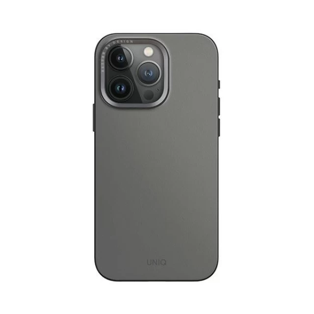 Чехол UNIQ Lyden DS для iPhone 15 Pro Charcoal Grey Black with MagSafe (UNIQ-IP6.1P(2023)-LDSRGRYBLK)