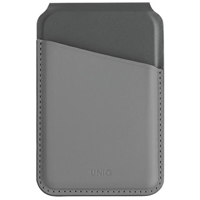 Гаманець UNIQ Lyden DS Magnetic FRID Rhino Grey/Black with MagSafe (UNIQ-LYDENDS-RGRYBLK)
