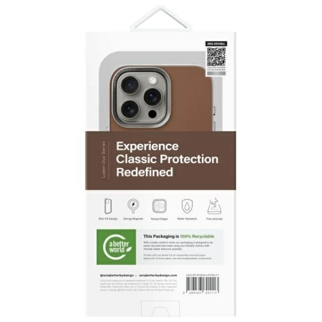 Чохол UNIQ Lyden DS для iPhone 16 Pro Carmel Ivory with MagSafe (UNIQ-IP6.3P(2024)-LDSCMLIVY)