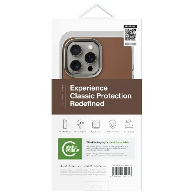 Чохол UNIQ Lyden DS для iPhone 16 Pro Max Carmel Ivory with MagSafe (UNIQ-IP6.9P(2024)-LDSCMLIVY)