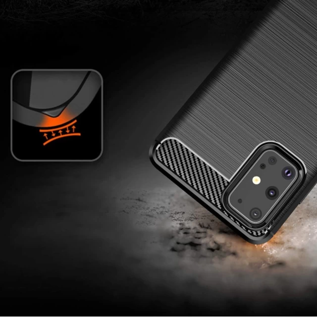 Чохол HRT Carbon Case для Samsung Galaxy S20 Ultra Black (9111201893191)