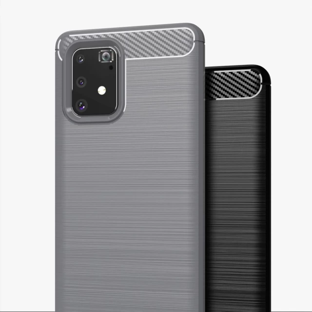 Чехол HRT Carbon Case для Samsung Galaxy S10 Lite Black (9111201894891)
