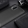 Чехол HRT Carbon для Xiaomi Mi 10 Lite Black (9111201902596)