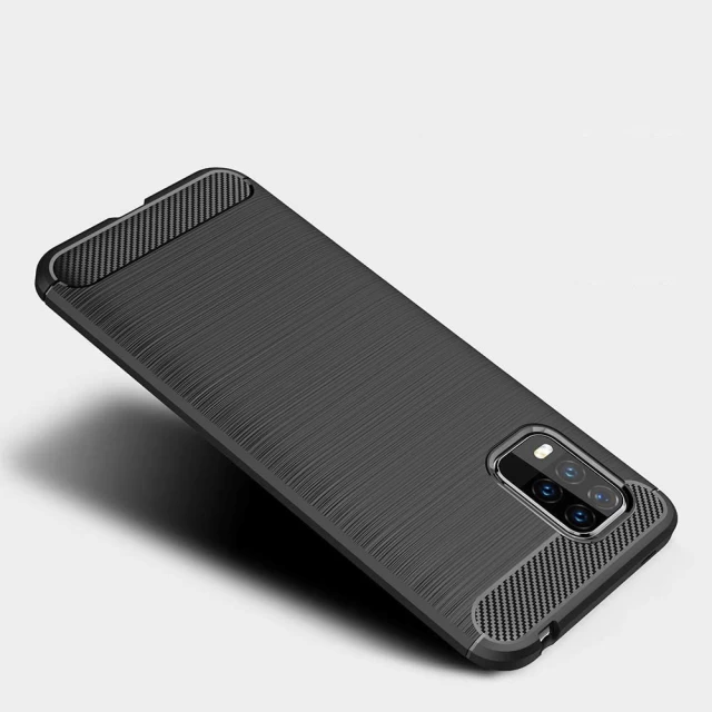 Чохол HRT Carbon для Xiaomi Mi 10 Lite Black (9111201902596)