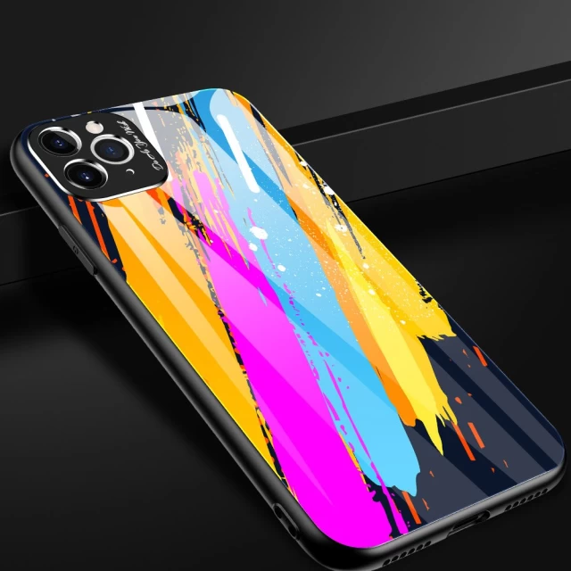 Чехол HRT Color Glass для iPhone 11 Pro Multicolor (9111201905481)