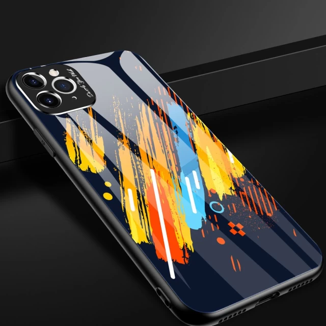 Чехол HRT Color Glass для iPhone 11 Pro Max Multicolor (9111201905535)