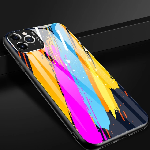 Чохол HRT Color Glass для iPhone 11 Pro Max Multicolor (9111201905542)