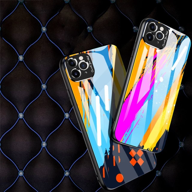 Чехол HRT Color Glass для iPhone 11 Pro Max Multicolor (9111201905573)