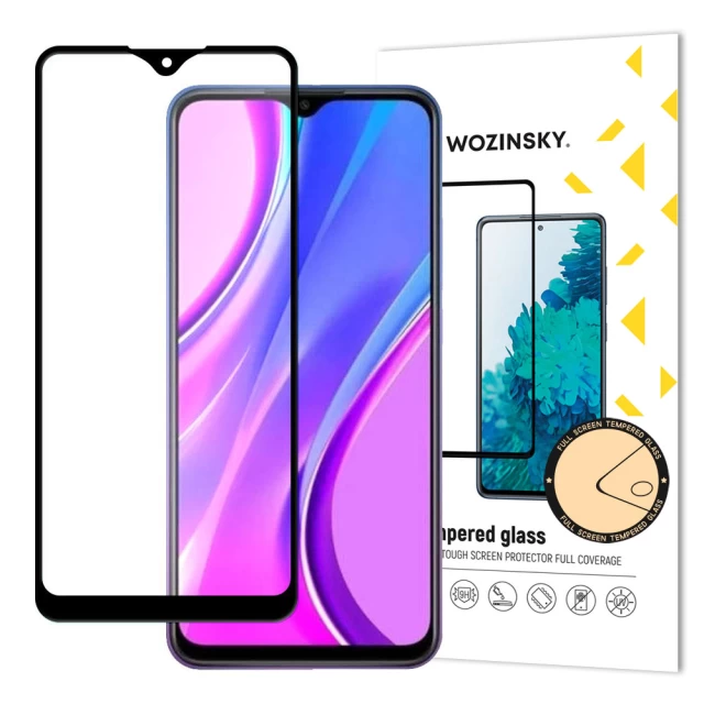 Защитное стекло Wozinsky Tempered Glass Full Glue для Xiaomi Redmi 9 Black (9111201905955)