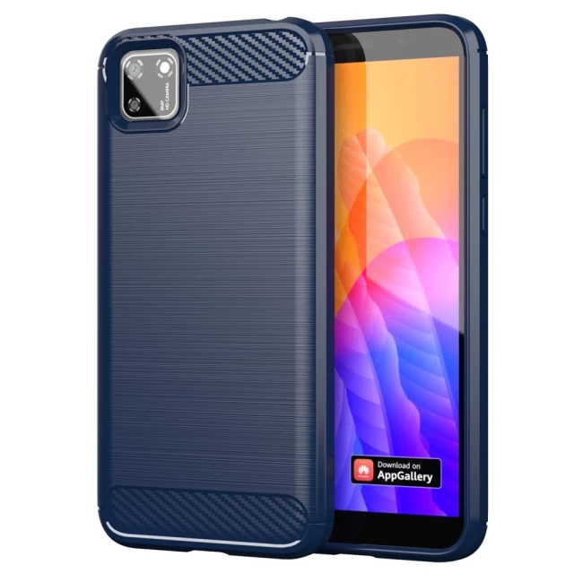 Чехол HRT Carbon для Huawei Y5p Blue (9111201906037)