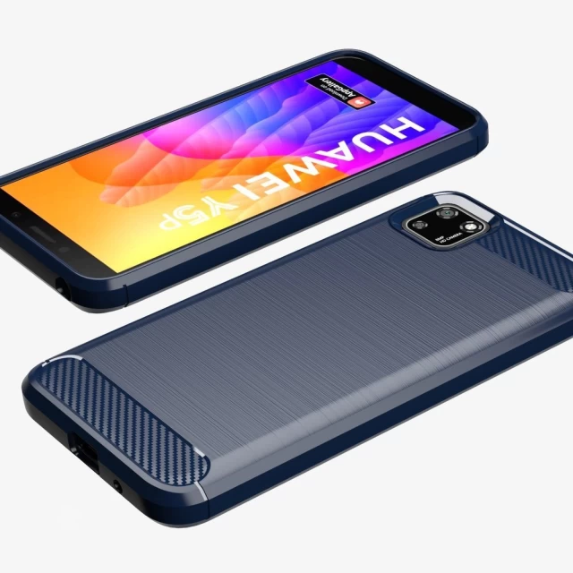 Чохол HRT Carbon для Huawei Y5p Blue (9111201906037)