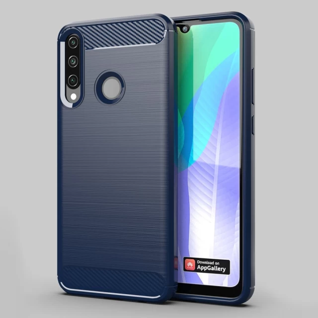 Чохол HRT Carbon для Huawei Y6p Blue (9111201906044)