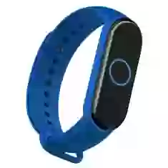 Ремешок HRT Silicone Wristband Strap для Xiaomi Mi Band 5 Dark Blue (9111201906662)