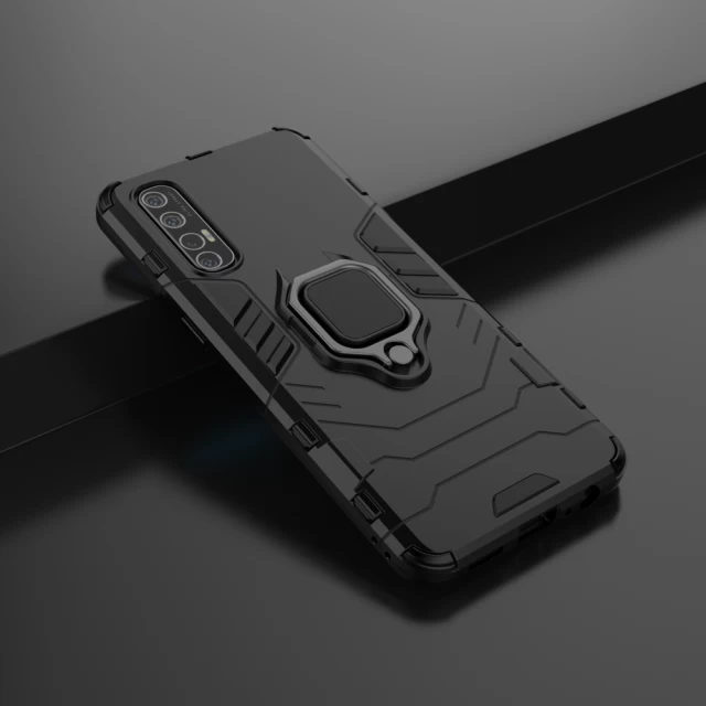 Чехол HRT Ring Armor для Oppo Reno3 Pro Black (9111201907638)