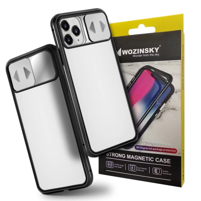 Чехол Wozinsky Magnetic Cam Slider для Huawei P40 Black (9111201907775)
