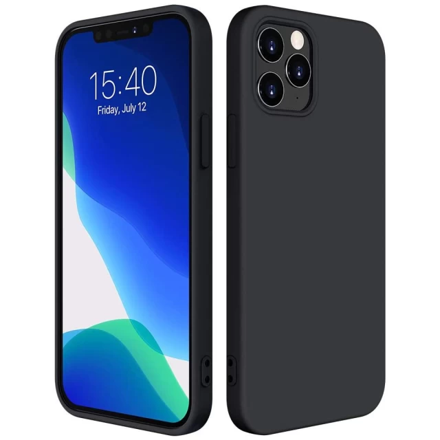 Чехол HRT Silicone для iPhone 12 mini Black (9111201910003)