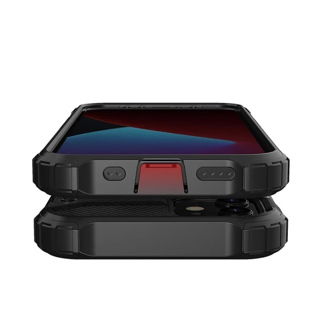 Чехол HRT Hybrid Armor для iPhone 12 Pro Max Black (9111201910812)