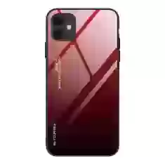 Чехол HRT Gradient Glass для iPhone 12 | 12 Pro Black Red (9111201911291)