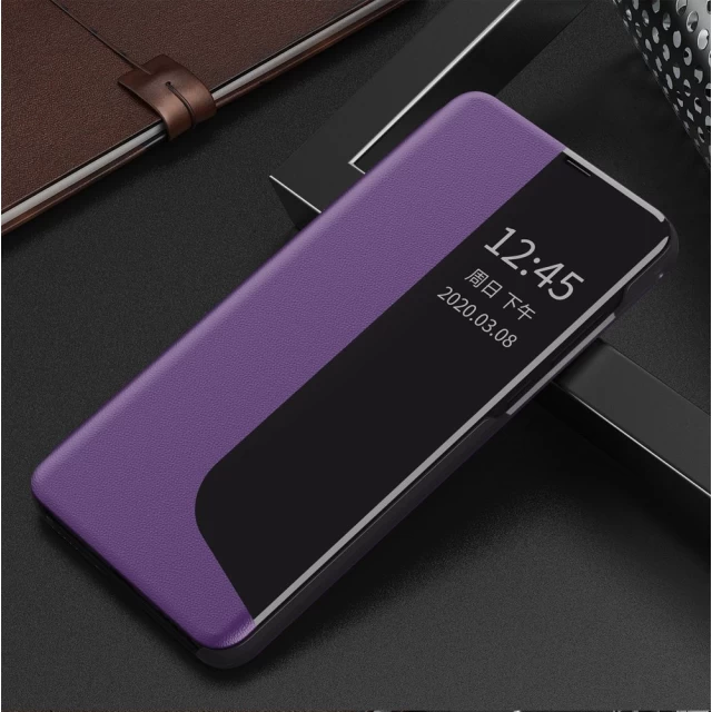 Чехол HRT Eco Leather View Case для Huawei P40 Pro Purple (9111201913783)