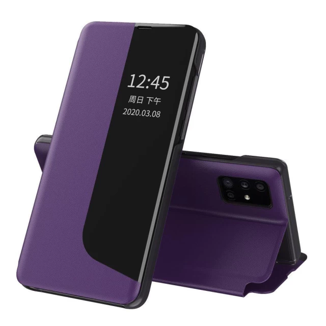 Чохол HRT Eco Leather View Case для Huawei P40 Lite Purple (9111201913868)