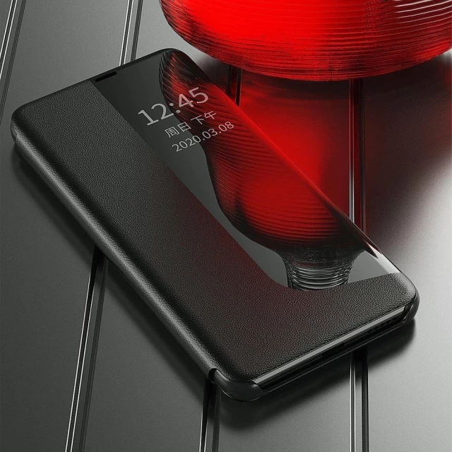 Чехол HRT Eco Leather View Case для Huawei P40 Lite E Red (9111201913936)