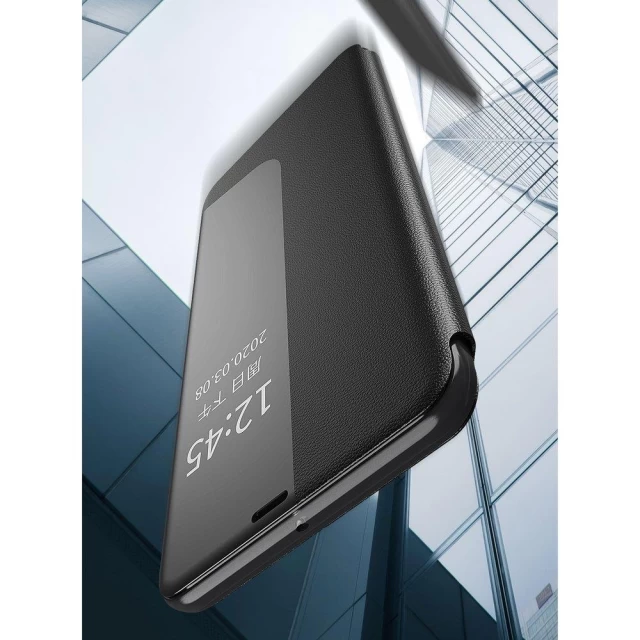 Чехол HRT Eco Leather View Case для Huawei Y6p | Honor 9A Black (9111201914018)