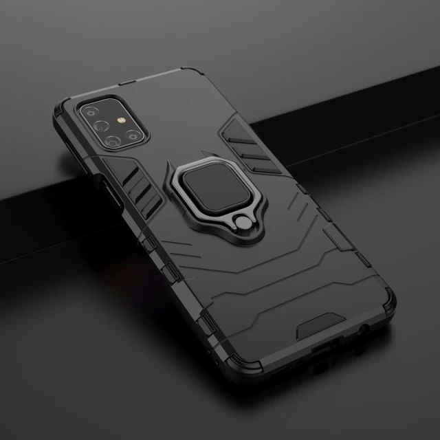 Чехол HRT Ring Armor для Samsung Galaxy M31s Black (9111201914582)