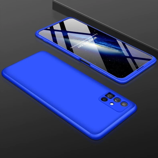 Чехол GKK 360 для Samsung Galaxy M51 Blue (9111201915077)