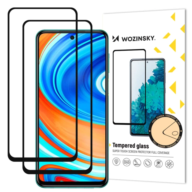 Защитное стекло Wozinsky Super Durable Tempered Glass для Xiaomi Redmi Note 9 Pro/Redmi Note 9S (2 Pack) Transparent (9111201915817)