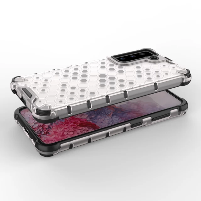 Чехол HRT Honeycomb для Samsung Galaxy S21 5G Transparent (9111201917262)