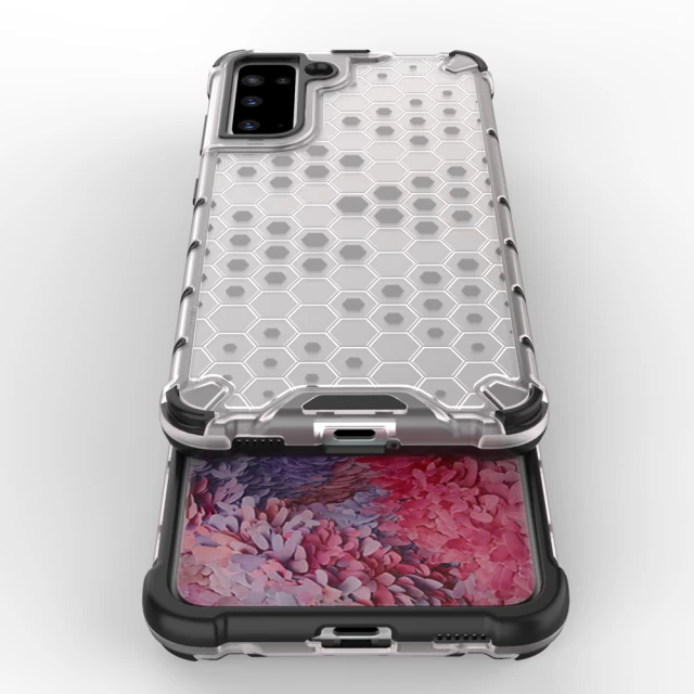 Чехол HRT Honeycomb для Samsung Galaxy S21 5G Transparent (9111201917262)