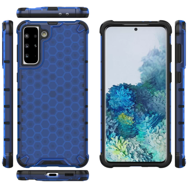 Чохол HRT Honeycomb для Samsung Galaxy S21 Plus 5G Blue (9111201917286)