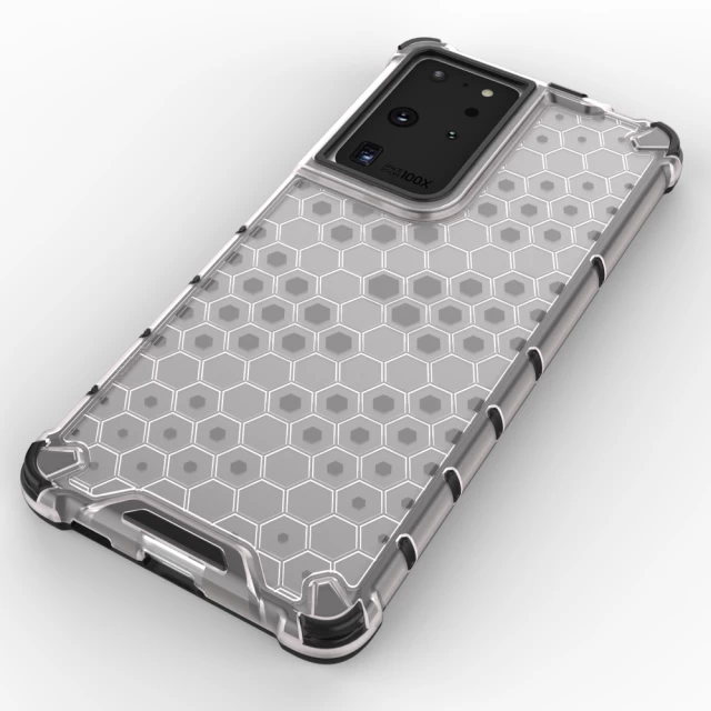 Чохол HRT Honeycomb для Samsung Galaxy S21 Ultra 5G Black (9111201917309)