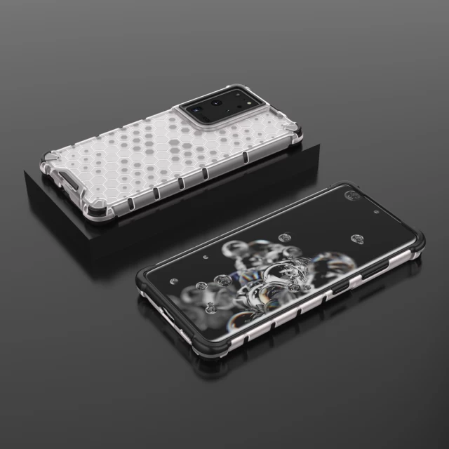 Чехол HRT Honeycomb для Samsung Galaxy S21 Ultra 5G Transparent (9111201917323)